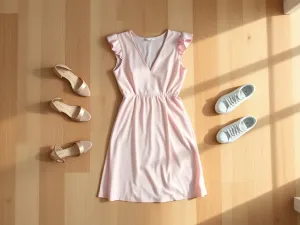 Jakie buty pasują do różowej sukienki?