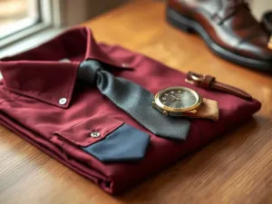 Jaki krawat do bordowej koszuli?