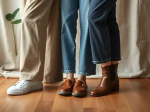 Jakie buty pasują do szerokich spodni?