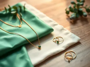 Jaka biżuteria do zielonej sukienki?